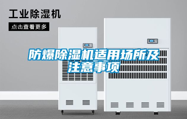 防爆91抖音免费看片适用场所及注意事项