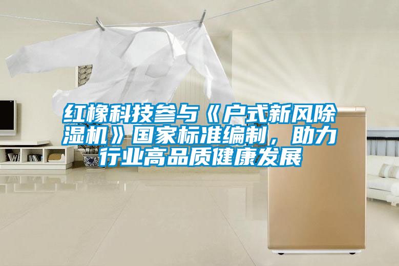 红橡科技参与《户式新风91抖音免费看片》国家标准编制，助力行业高品质健康发展