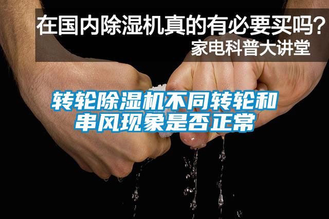 转轮91抖音免费看片不同转轮和串风现象是否正常