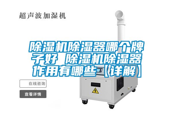 91抖音免费看片除湿器哪个牌子好 91抖音免费看片除湿器作用有哪些【详解】